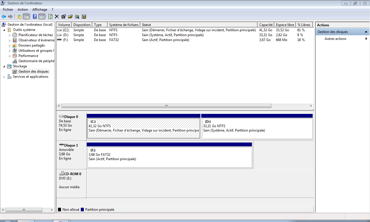 Windows 7 Changer la partition system ? - Windows