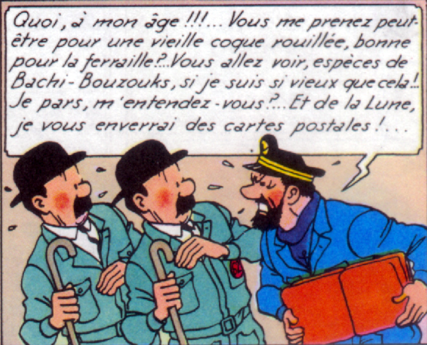 capitaine haddock insultes